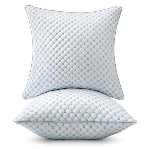 MIULEE 20x20 Pillow Inserts, Memory Foam Cooling Set of 2 Decorative Throw Pillows,Adjustable Premium Stuffer for Sofa Couch Bed and Living Room