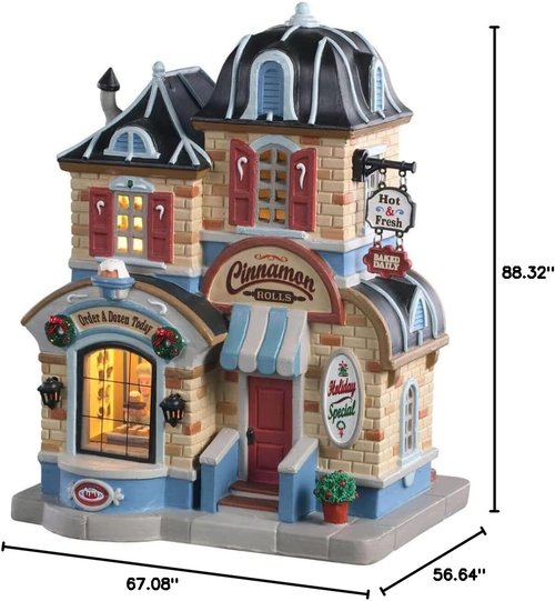 Lemax Village Collection - Cinnamon Roll Shop #05645 | Charming Holiday Decor for Your Village Display