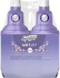 Swiffer WetJet Floor Cleaner Solution with Febreze Refill - Lavender Scent, 1.25L (Pack of 2)