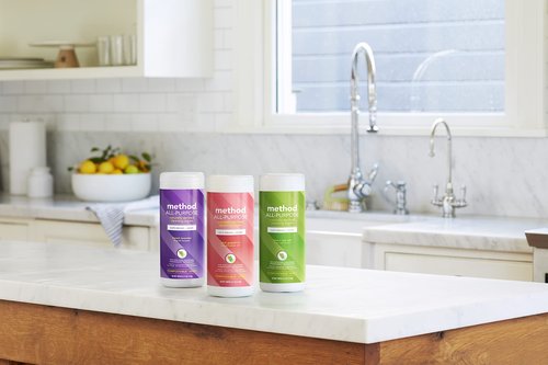 Method All-Purpose Cleaning Wipes, French Lavender, Multi-Surface, Compostable, 70 Count (Pack of 1)