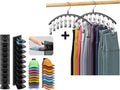 Metal Legging Organizer & Space-Saving Hat Rack - Holds 20 Leggings & 40 Caps | Efficient Storage Solution