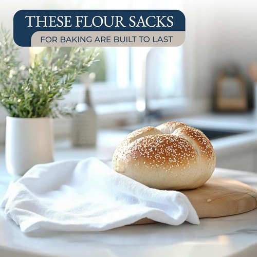 LANE LINEN 20-Piece Kitchen Dish Cloths Set - 100% Cotton, Heat-Resistant Mittens & Pot Holder, Absorbent Beige Towels
