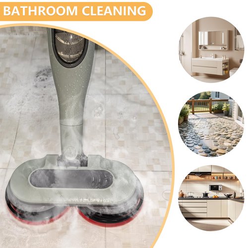 YUYUXB 4Pack Brush for Shark Steam Mop S7000 S7001 S7020 S7005 S8021 S8001 Replacement Brush Head and Scrub Pad Abrasive Polishing Pad (Compatible only with Shark; not Compatible with Other Brands)