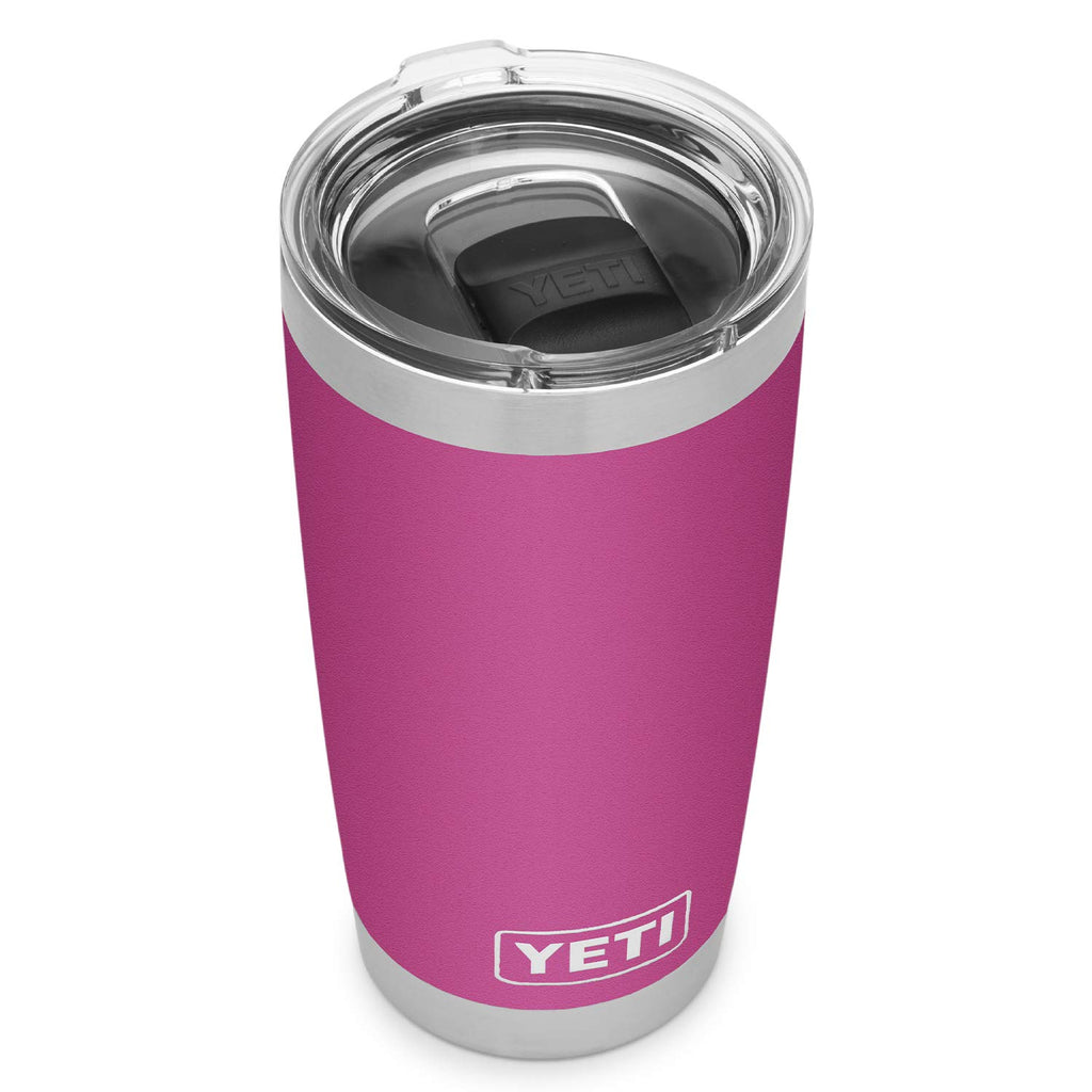 YETI Rambler 20 oz Tumbler, Stainless Steel, Vacuum Insulated with MagSlider Lid, Prickly Pear