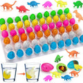 Skiennix 60PCS Small Hatching Dinosaur Eggs - Fun Party Favors & Classroom Prizes | Grow in Water Dino Toys