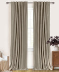 Skiennix 100% Blackout Curtains - Thermal Insulated Drapes for Bedroom | 50" W x 72" L, 2 Panels Set
