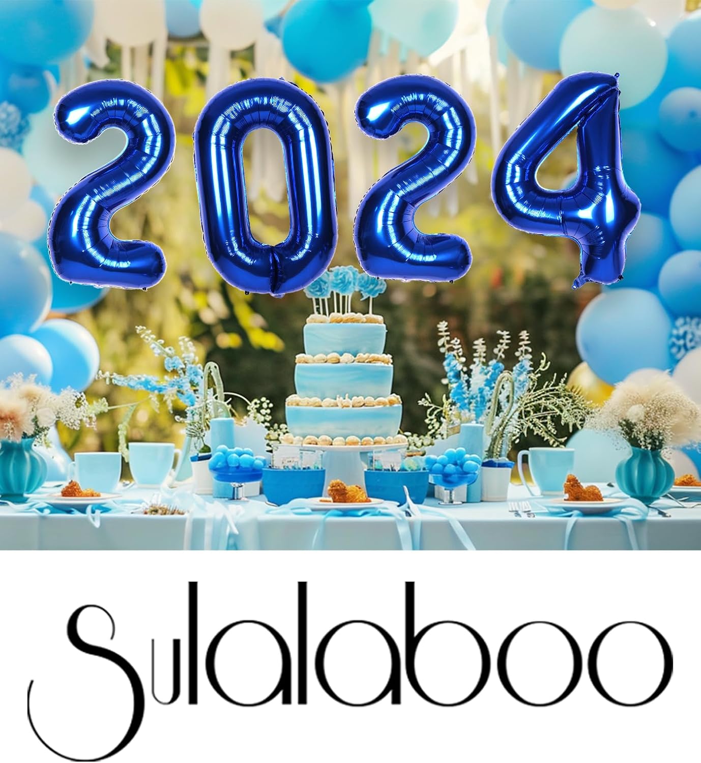Skiennix 40-Inch Navy Blue Number 1 Balloon - Giant Foil Mylar Birthday Decoration for Boys