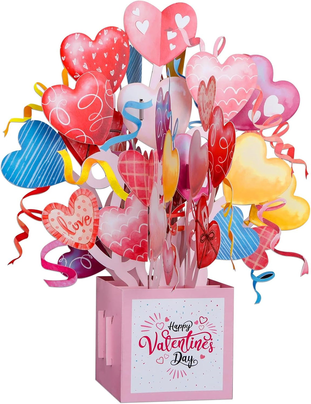 WhatSign Valentine’s Day Pop-Up Cards - Funny Love Cards with Envelope for Him & Her