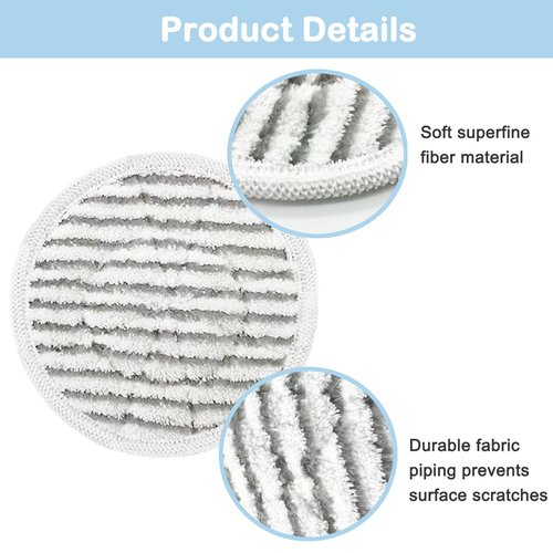 16 Pack S7001 Pads Replacement Steam Mop Pads for Shark S7001 S8201 S7201 S7000AMZ S8001 S7000 S7005 S7020 Series Steam Mop Pads,Steam & Scrub All-in-One Scrubbing Mop Pads,Compare Part #:XKITP7000