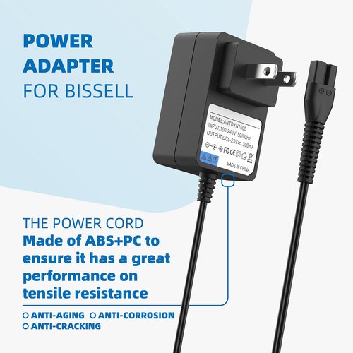 10.8V Pet Hair Charger for Bissell Pet Hair Lithium Ion Vacuum 2389 2286A 2286 22862 2482 2389C for Powerlifter Ion Pet 2-in-1 Vacuum 2482, 1616326 161-6326 1627037, for Bissell Adapt Ion Pet Vacuum