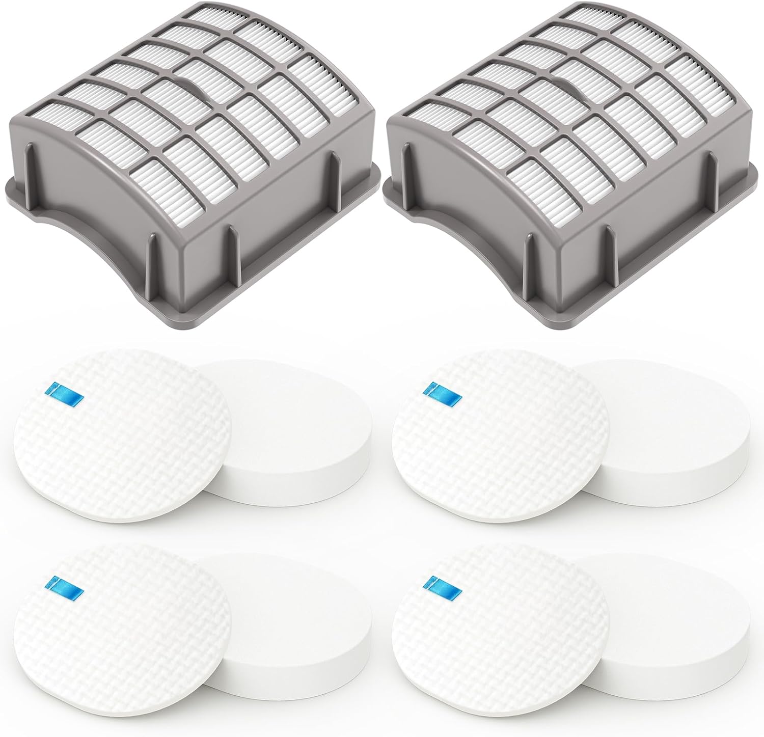 Colorfullife Foam & Post-Motor Filters | Replacement for Shark Navigator NV70, NV71, NV80, NV90, NV95