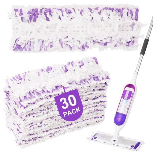 30P Swiffer mop Replacement Pads. Compatible with Swiffer Power Mop. Vacuum-Packed Disposable mop Pads. Suitable for Multiple Surfaces. Suitable for Various Types of Flooring.