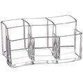 Tbestmax Acrylic Makeup Brush Holder - 6 Slot Organizer for Clear Eyebrow Pens & Cosmetics Storage