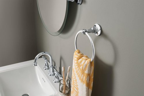 Moen DN4486CH Vale Towel Ring, Chrome