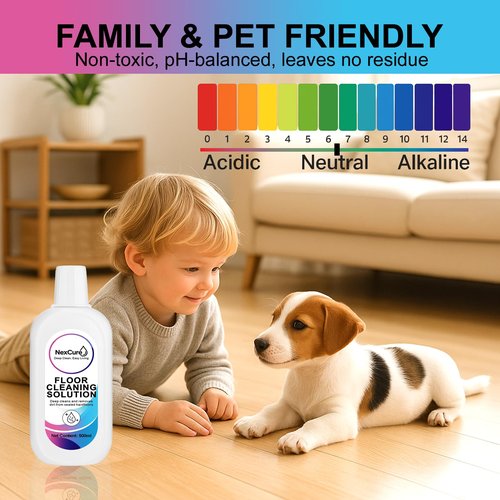 JXXAMZ33 Tineco Cleaning Solution Compatible – 4 Pack (500ml Each, 2L Total) Tineco Floor Cleaner Refill, Multi-Surface Floor Cleaning Solution for iFloor & Floor One, Residue-Free & Pet Safe