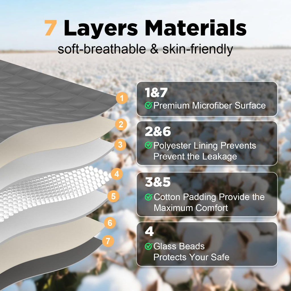 Smart Queen Weighted Blanket for Adults, Full Size 48x72,10lbs, Soft Heavy Blanket Machine Washable for Fall, Bedding &Napping with Premium Glass Beads (48x72 | 10lbs Grey)