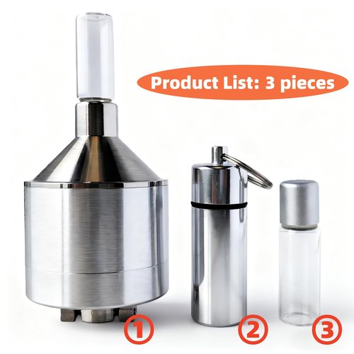 MuYuDaDi Spice Grinder【Silver】For Kitchen Use Only