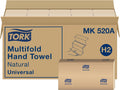 Tork Multifold Hand Towels - 100% Recycled, FSC Certified | 16 Packs of 250 Sheets Each