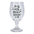 Paladone Nightmare Before Christmas Glow in The Dark Glass - Officially Licensed Deadly Nightshade Cup for Halloween and Jack Skellington Fans, 350ml (11.8 fl oz)