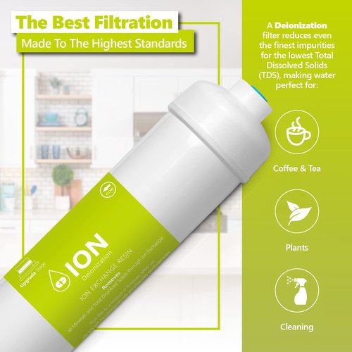 Express Water – Deionization Water Filter Replacement – DI Water Purifier – 10 inch – Under Sink and Reverse Osmosis System