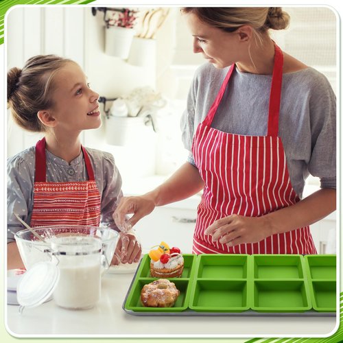 Tiangrid 20 Pcs Silicone Tray Dividers Compatible with Harvest Right Freeze Dryer Medium Trays Silicone Food Molds Compatible with Harvest Right Freeze Dryer Accessories Green Food Freezer Tray
