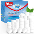 KIISIISO Toilet Bowl Cleaner Tablets - 50 Pack | Automatic Bleach Cleaners for Long-Lasting Freshness