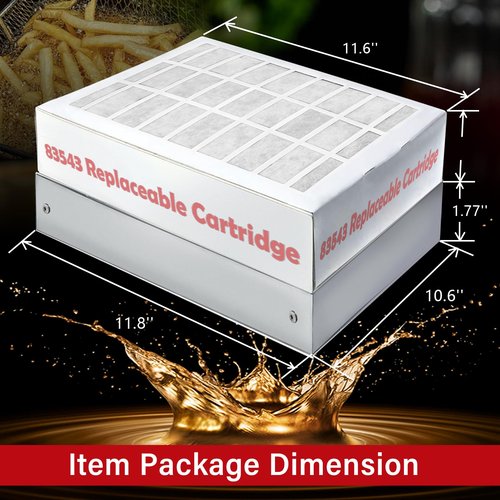 83543 2FK001 2FR00801 Filter Kit for Perfect Fry, Activated Carbon Filters Air, Compatible with PFC570、PFA570、PFA720、FR00801，Insulation of Oil And Fumes, Clean Air, Easy Replacement