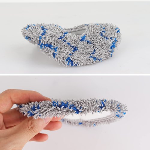 Mop Pads Compatible with Ecovacs Deebot X1/X2/T10/T20/T30 Omni, T30S/N30 Series Robot Vacuum and Mop Cleaner - Reusable and Washable Replacement Mop Head Cloth（4 Pack）