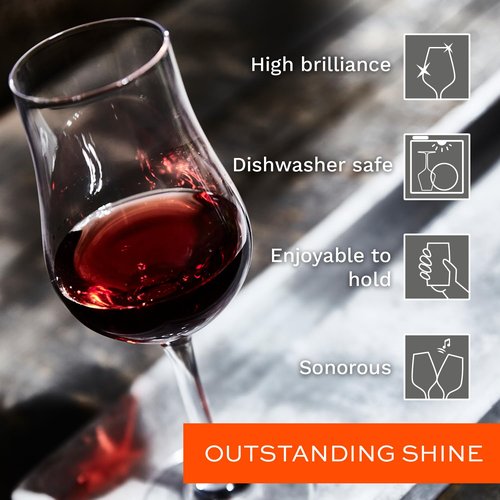 Stölzle Lausitz Set of 6 Brandy Glasses (CLASSIC). Dishwasher Safe Liqueur Glasses (6.25 Fl oz). Durable Bourbon Snifter Glass - Genuine Stölzle Glassware