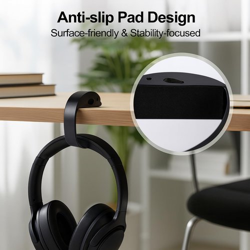 Gelobo 2 PCS Purse Hook for Table Heavy Duty, Bag Hanger for Table, Classroom, Office, Travel, Multi-Use Portable Bag Hook for Desk, Headphone, Key, Backpack, Office Table Accessories