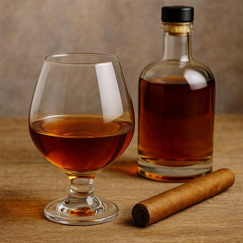 Almagic Brandy Snifter Glasses Set of 4-11 oz / 330 ml Cognac Glasses Set, Pure Clear Short Stem Wine Glass Set for Brandy & Whiskey, Dishwasher Safe, Gifts for Men