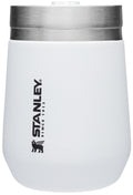 STANLEY GO Everyday Wine Tumbler 10 oz | Press Fit Drink Through Lid | Beverage, Coffee, and Cocktail Cup | Insulated Stainless Steel Wine Glass | BPA-Free | Polar