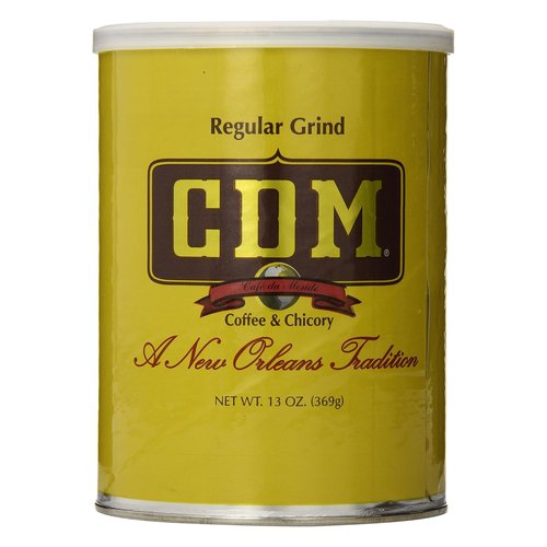 CDM Ground Coffee & Chicory Regular Grind, 13oz Can (Pack of 12)