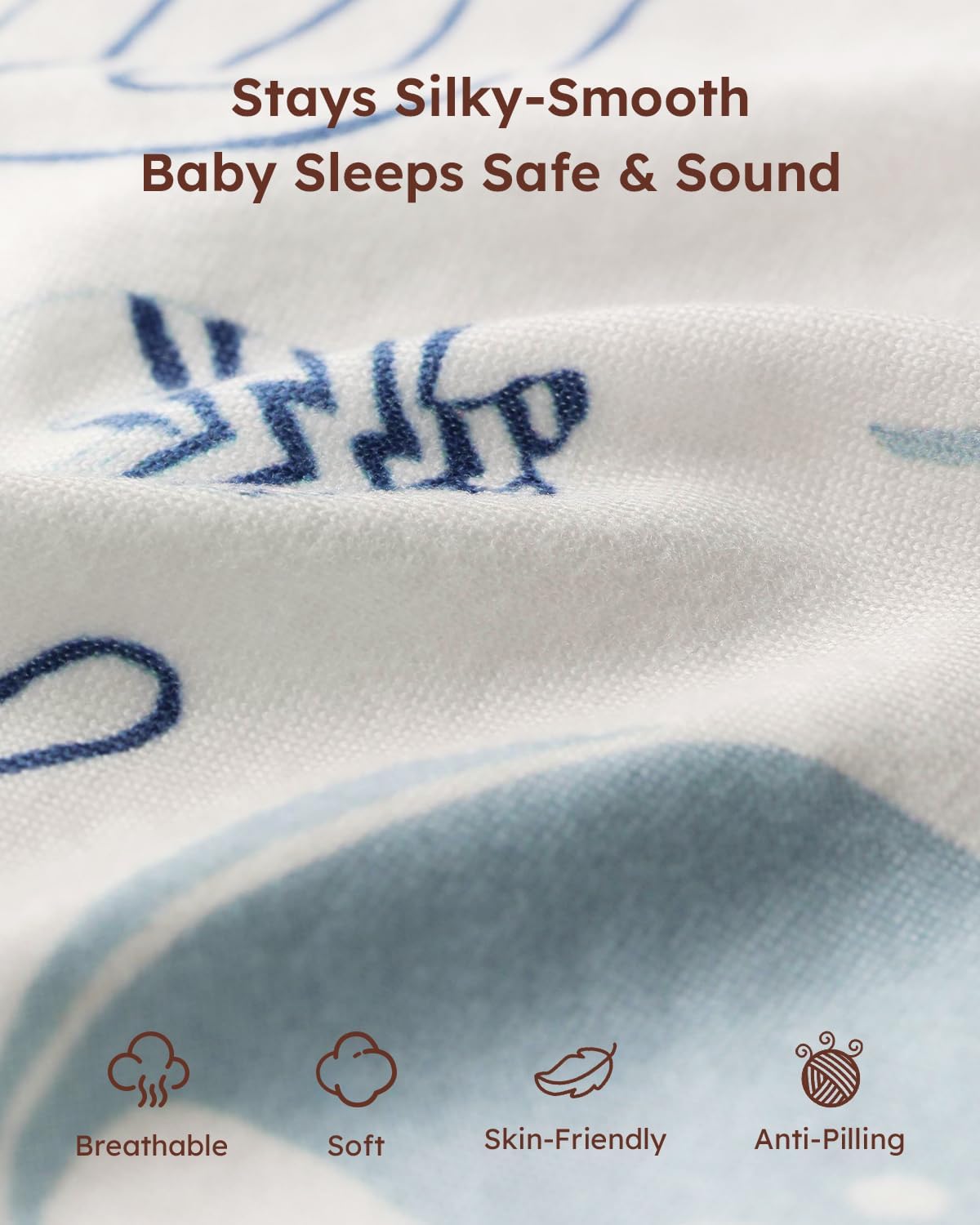 Yoofoss Baby Crib Sheets - 2 Pack Ultra Soft Fitted Sheets for Standard Crib & Toddler Mattress | Underwater World Design 52x28