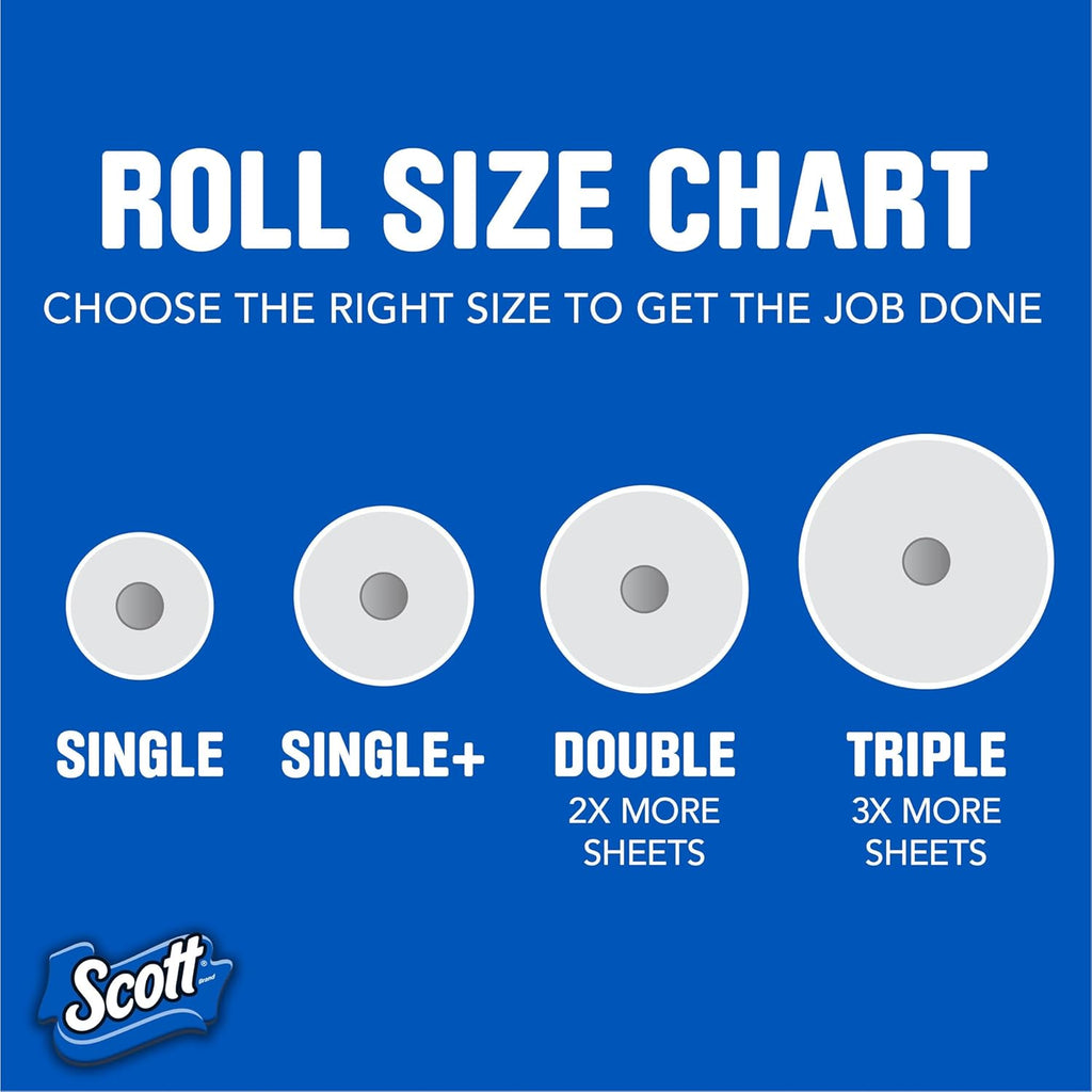Scott Paper Towels - Choose-A-Sheet, 12 Double Rolls (100 Sheets Per Roll) for Ultimate Cleanliness