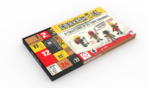 Meet the Corkish & Co.'s Advent Calendar! An amazing collection of 24 unique cork figurines. Open up the daily box to discover a new, adorable Corkish character. Age 13 and above. Gender neutral.