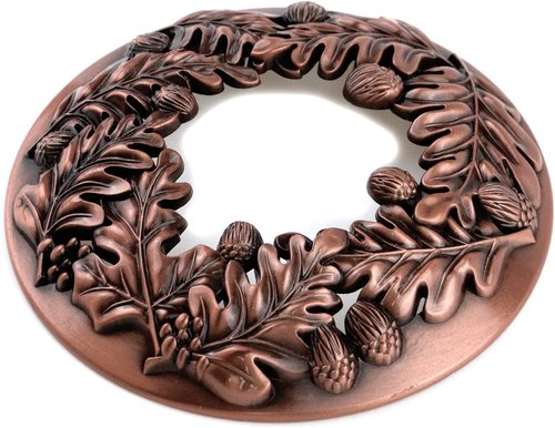 **Regine Switzerland Bronze Sacred Fruit Candle Topper - Even Burn & Elegant Home Decor Accessory**