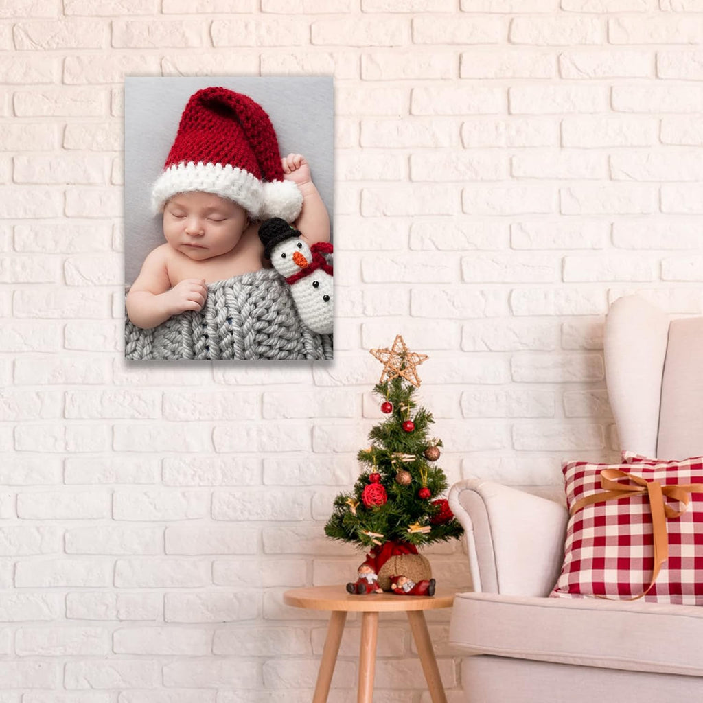YK Artwood Custom Canvas Prints - Personalized 8x10 Inch Photo Uploads | Unique Gifts for Kids, Pets & Mother's Day