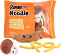 Nenalayo Plush Pillow - Cute Sausage Mushroom Ramen Noodle Toy | Removable Fluffy Stuffed Doll for Kids