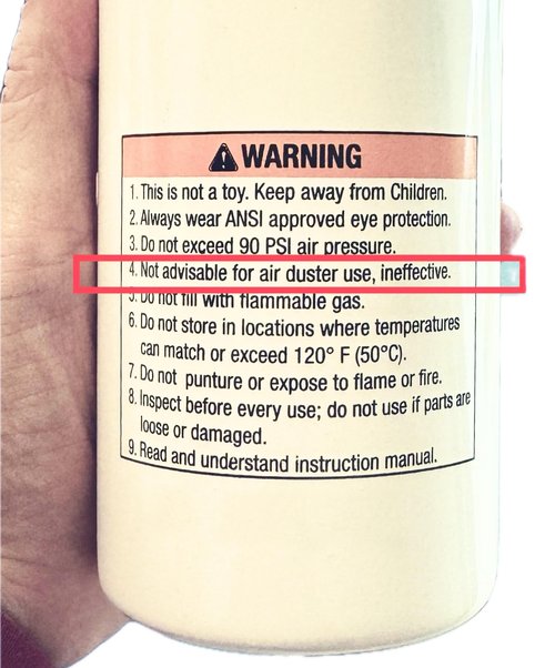 JOUNJIP Refillable Non Aerosol Compressed-Air Spray Bottle- Pressurized Sprayer, Aluminum Can Sprayer for Automotive, Cleaning and Lubrication- 16 oz (Empty Bottle), NOT an Air Duster