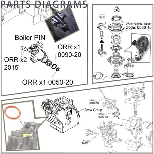 FUSHIPRO O Rings Replacement Parts for PHILIPS Latte Go 2200 3200 3500 LatteGo EP4300 5100 5400 Pannarello 1200 2200 2500 3200 Series to Solving Fully Automatic Espresso leakage