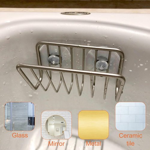 8 Pcs Sponge Holder Suction Cup PVC Heavy Strength Clear Sink Sponge Caddy Suction Cup Replacement Suction Cups for Large Sponges Holder, Diameters 55 mm / 2.2in and 60 mm / 2.4in
