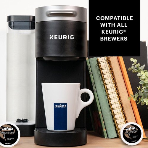 Lavazza Espresso Italiano Single Serve Coffee K-Cup® Pods for Keurig® Brewer, 40 Count (Pack of 4) 100% Arabica, Medium roast with intense, Aromatic flavor