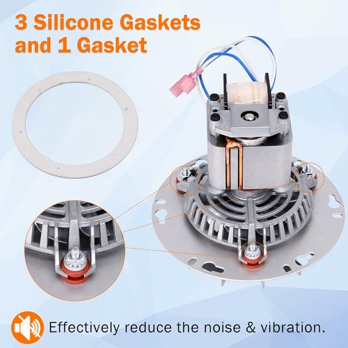 A-E-027 Combustion Blower Fan for Breckwell Big E, P22, P23, P24, P26, P2000, P2700, US Stove 5040 Pellet Stove (Combustion Blower Motor)