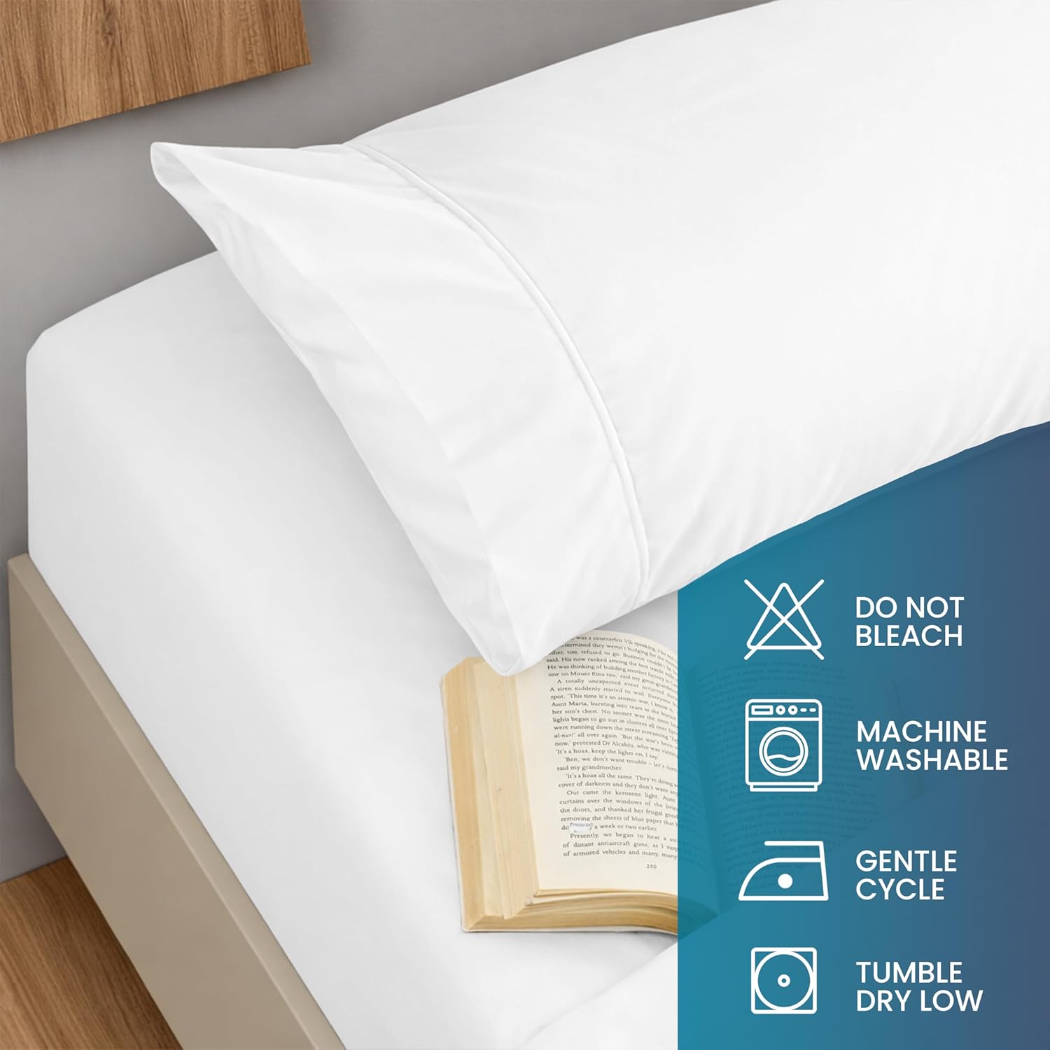 Utopia Bedding Twin Sheets Set - Soft Brushed Microfiber - Deep Pocket Bed Sheets in White