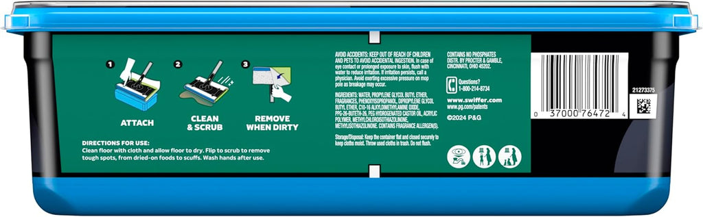 Swiffer Heavy Duty Mop Refills - Multi-Surface Cleaning Cloths with Outdoor Fresh Scent | 20 Count