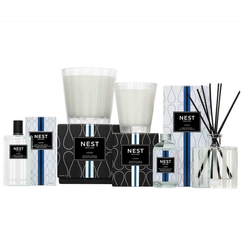 NEST Fragrances NEST08LN002 Linen Reed Diffuser, 5.9 fl oz