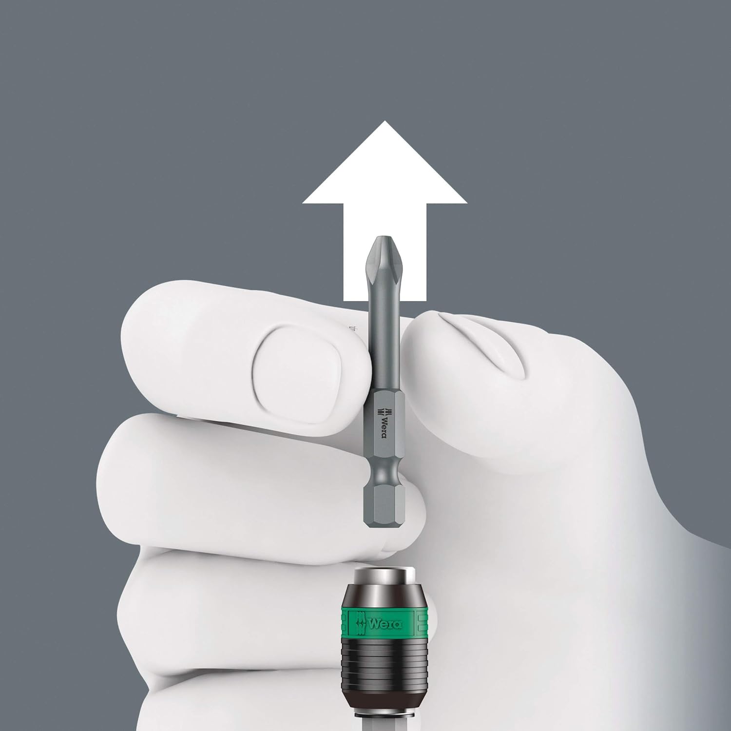 WERA - RA-R M Bitholding Screwdriver with Ratchet Functionality | 1/4" x 123.5 mm