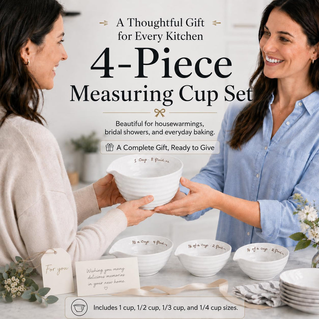 Portmeirion Sophie Conran White Measuring Cups,Set of 4