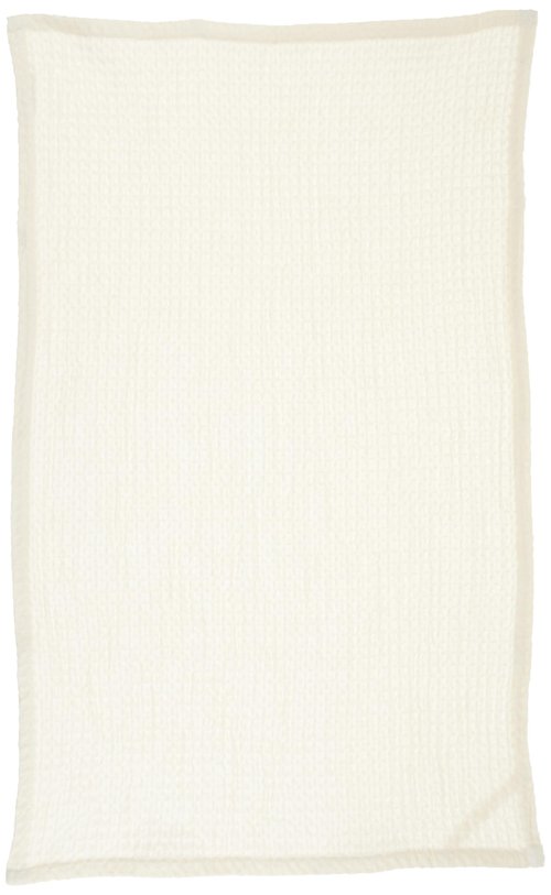 Mud Pie Cream Waffle Towel Set; 26" x 16 1/2"